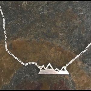 🌲New Sterling Silver Mountain Necklace🌲